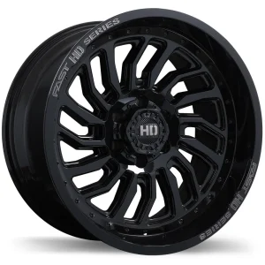 Fast HD – D-STRUCT – Black – 20″x10″ -15mm – All weather Wheels – F267-2000-83BH-15C842